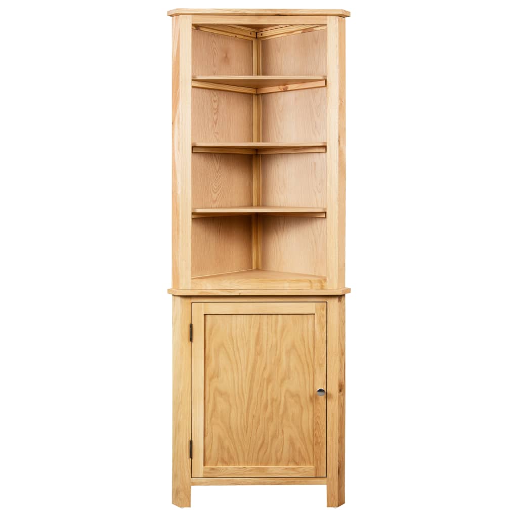 Armoire d'angle 59 x 36 x 180 cm Bois de chêne massif Casiers & armoires de rangement vidaXL