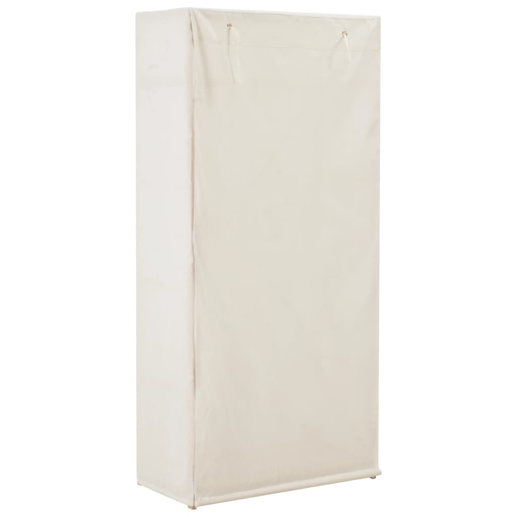 Garde-robe Blanc 79 x 40 x 170 cm Tissu Armoires vidaXL   