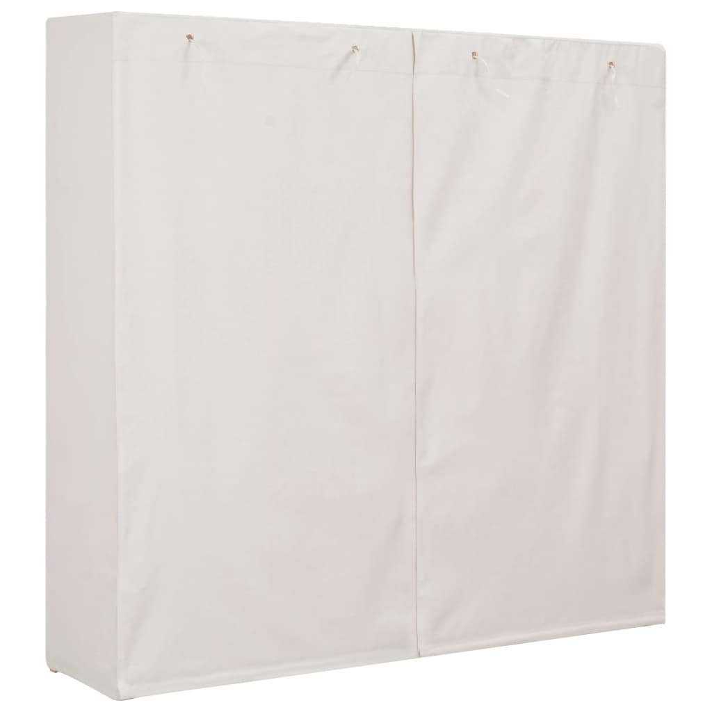 Garde-robe Blanc 173x40x170 cm Tissu Armoires vidaXL   