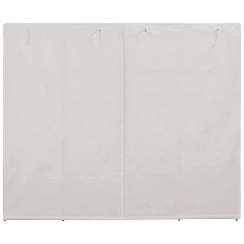 Garde-robe Blanc 200 x 40 x 170 cm Tissu Armoires vidaXL   