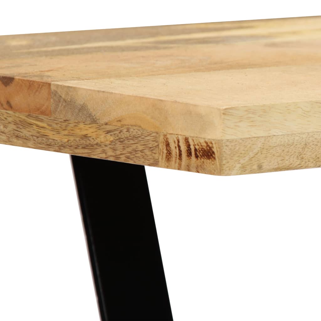 Banc 110 cm Bois de manguier massif Bancs de cuisine & salle à manger vidaXL