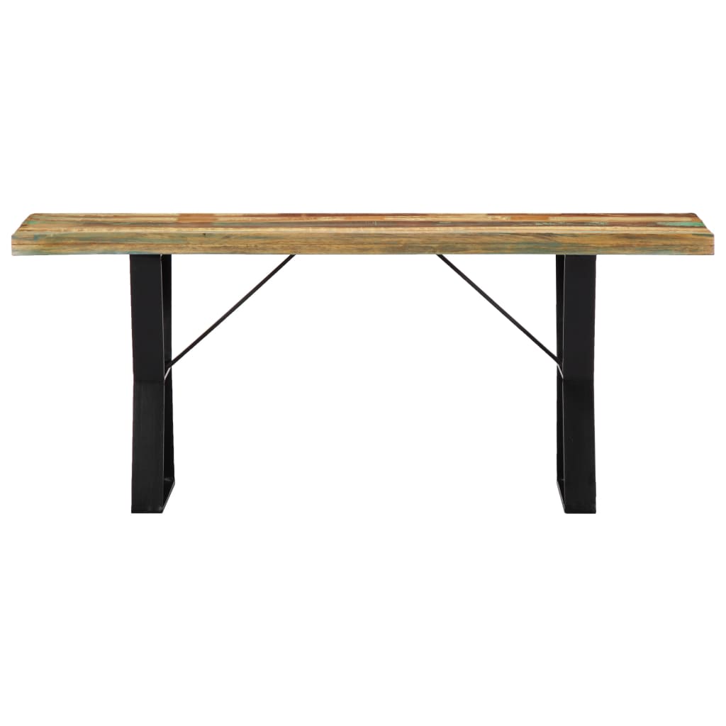 Banc 110 cm Bois de récupération massif Bancs de cuisine & salle à manger vidaXL   