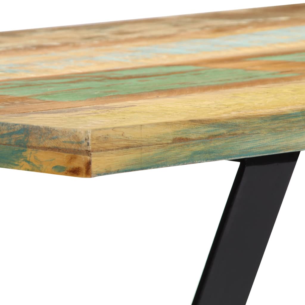 Banc 110 cm Bois de récupération massif Bancs de cuisine & salle à manger vidaXL   