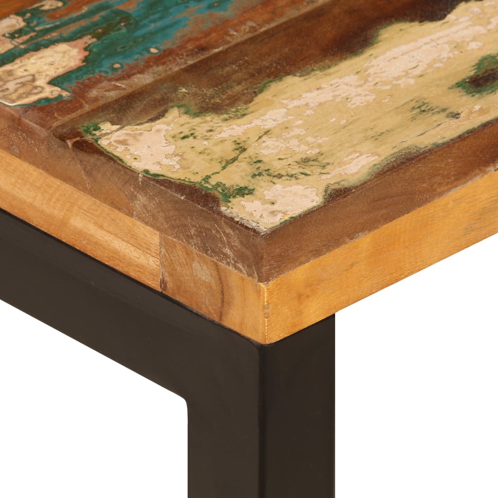 Table basse 100x50x35 cm Bois de récupération solide et acier Tables basses vidaXL