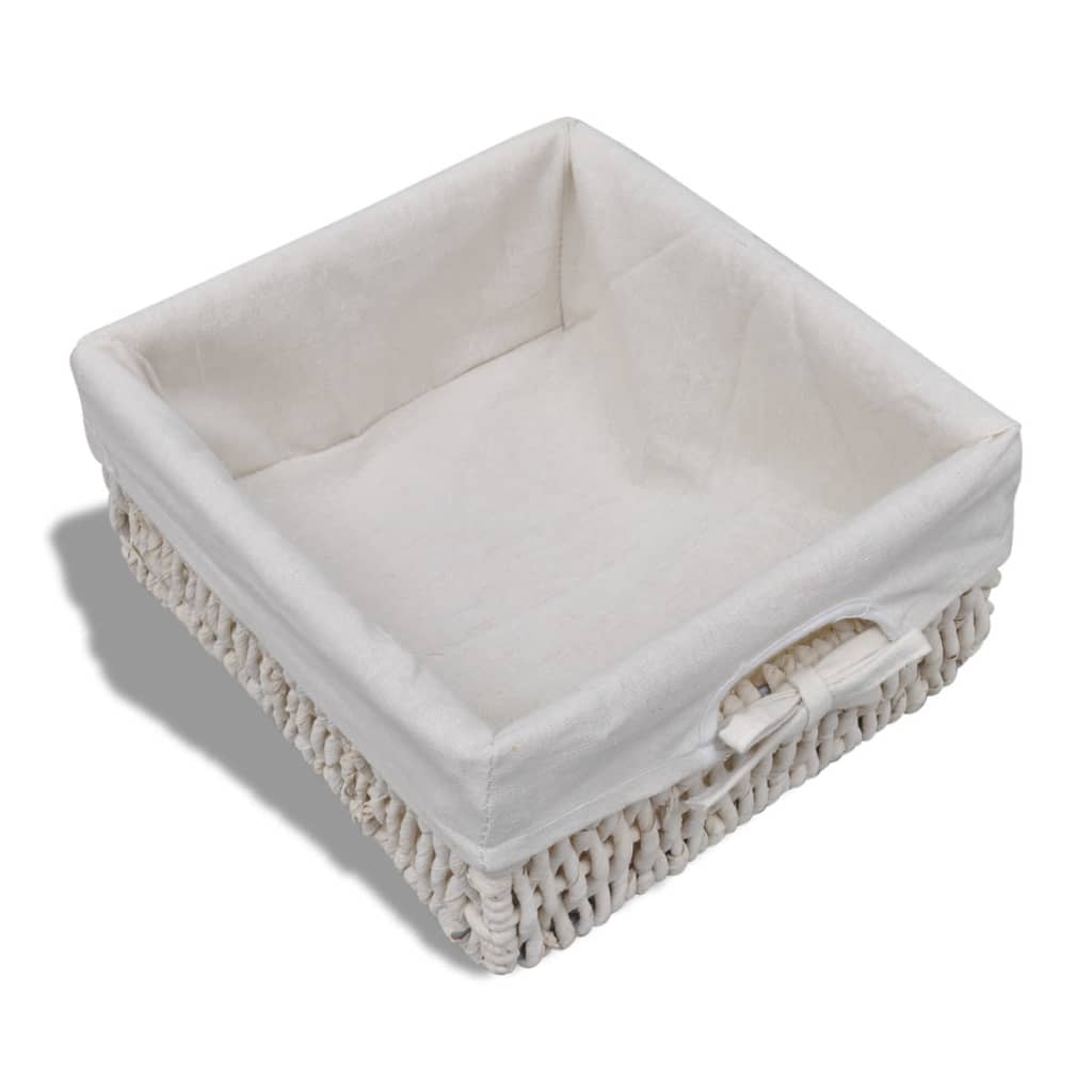 Banc de rangement Blanc 62x33x42 cm Bois de paulownia Bancs coffres vidaXL   