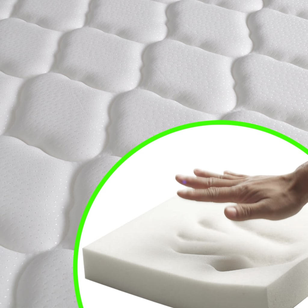 Matelas en mousse à mémoire de forme 200 x 90 x 17 cm Matelas vidaXL   