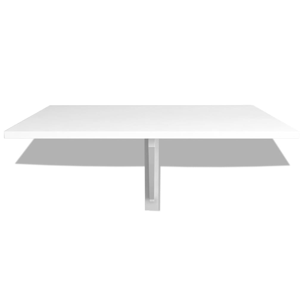 Table murale rabattable Blanc 100x60 cm Tables pliantes vidaXL   