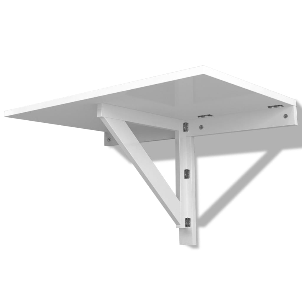 Table murale rabattable Blanc 100x60 cm Tables pliantes vidaXL   