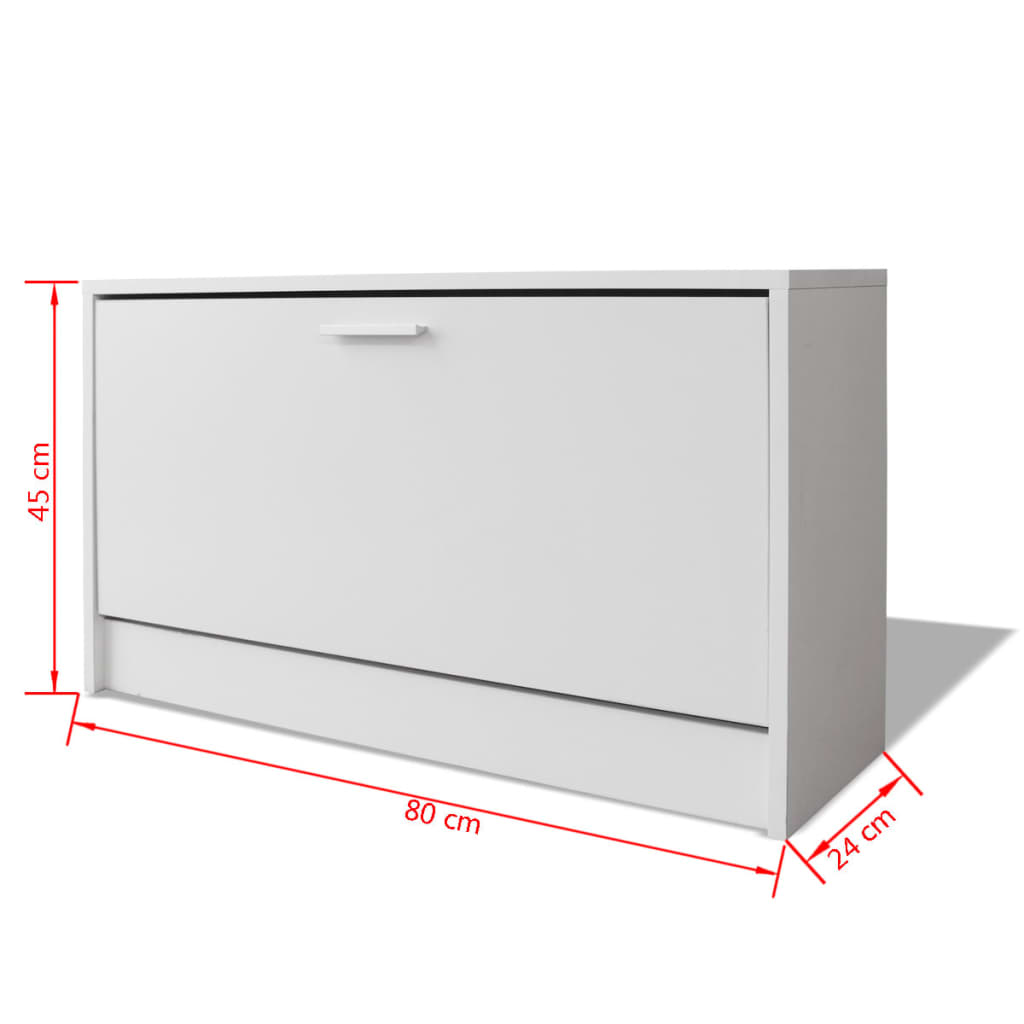 Bureau avec tiroir et placard 100x40x73 cm Blanc Bureaux vidaXL   