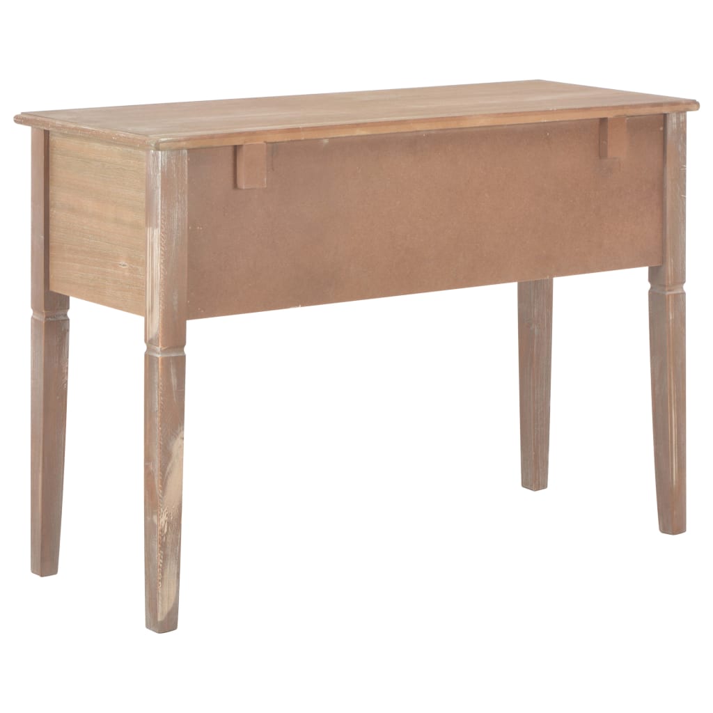 Bureau Marron 109,5 x 45 x 77,5 cm Bois Bureaux vidaXL   