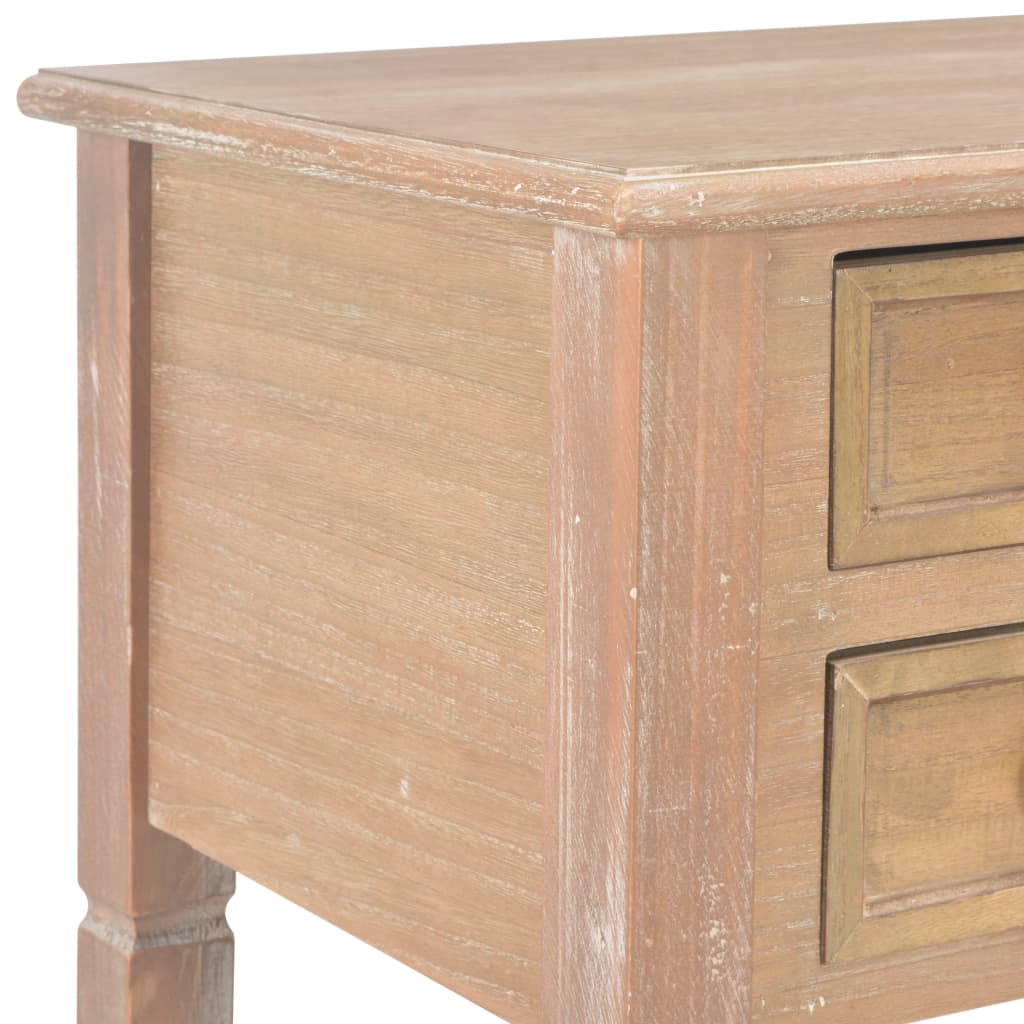 Bureau Marron 109,5 x 45 x 77,5 cm Bois Bureaux vidaXL   