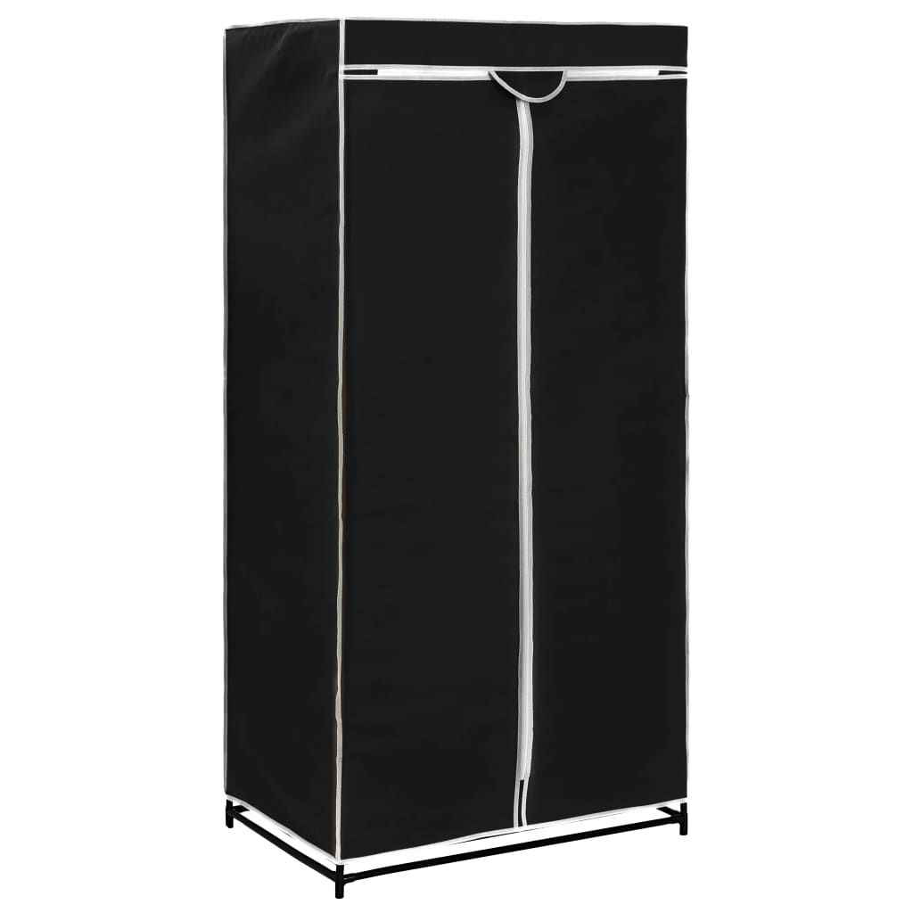 Garde-robe Noir 75x50x160 cm Armoires vidaXL