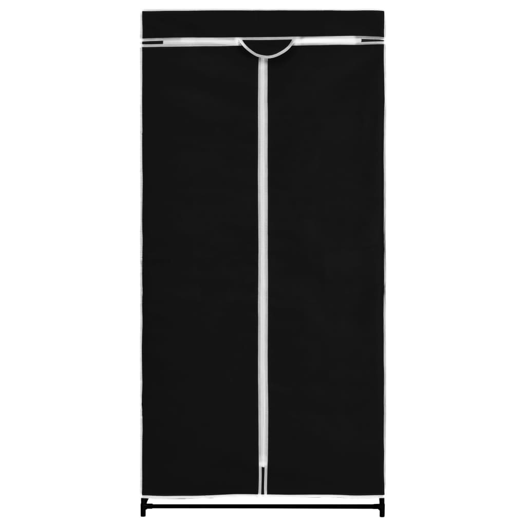 Garde-robe Noir 75x50x160 cm Armoires vidaXL