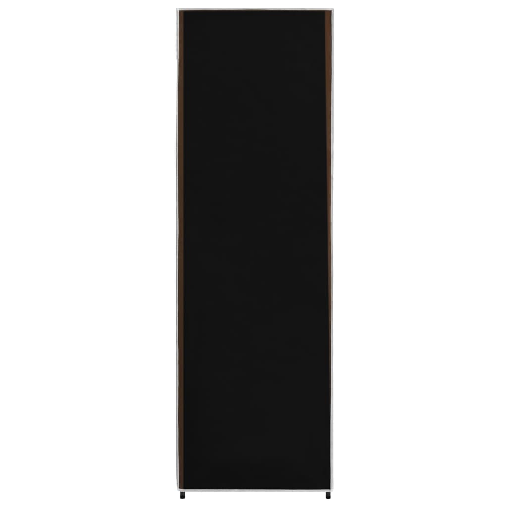 Garde-robe Noir 87 x 49 x 159 cm Tissu Armoires vidaXL