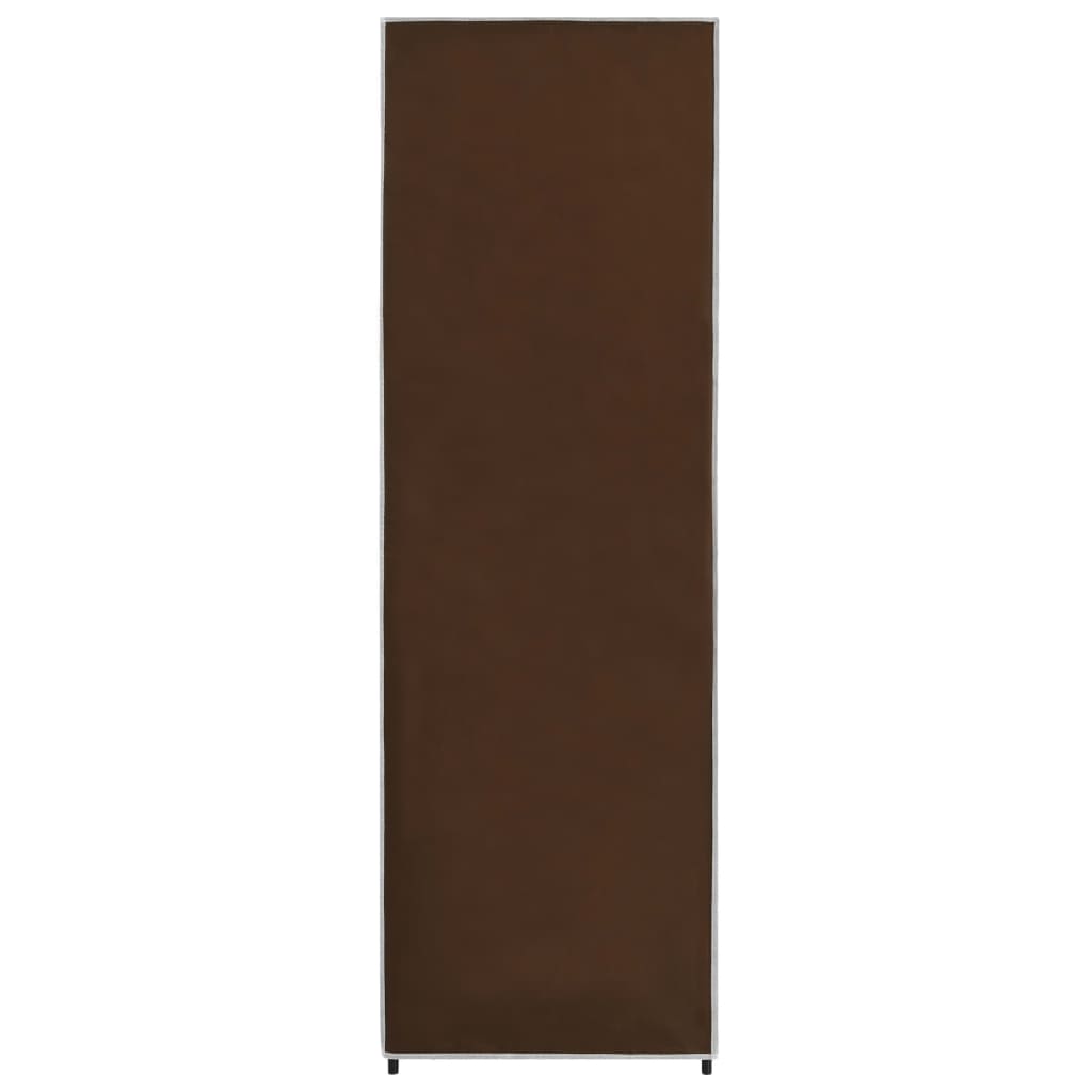 Garde-robe Marron 87x49x159 cm Tissu Armoires vidaXL