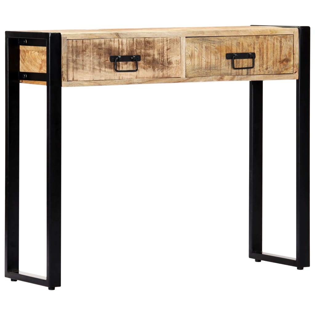 Table console 90 x 30 x 75 cm Bois de manguier massif Tables d'appoint vidaXL   