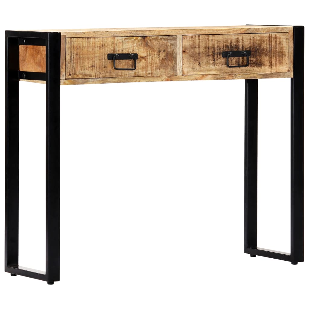 Table console 90 x 30 x 75 cm Bois de manguier massif Tables d'appoint vidaXL   