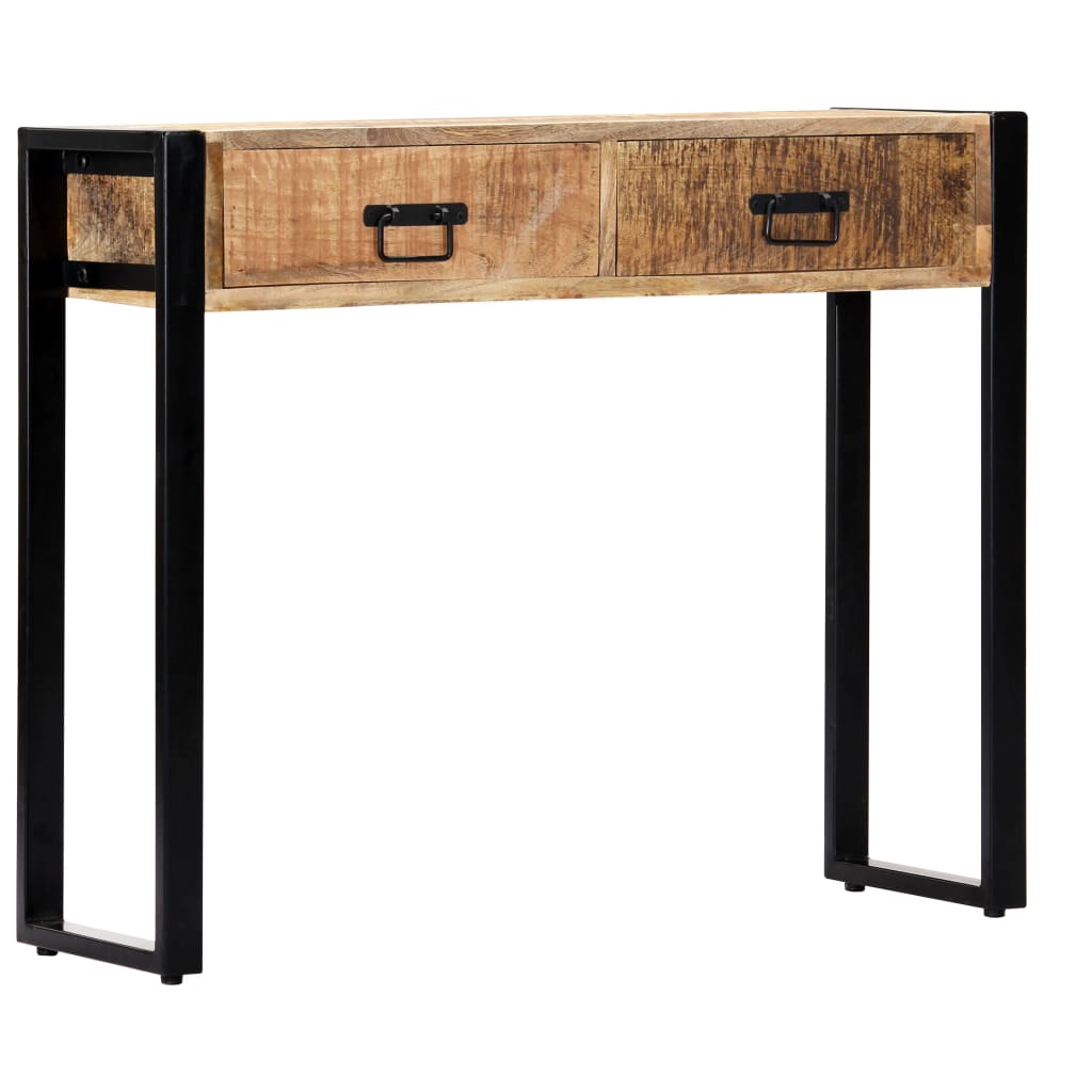 Table console 90 x 30 x 75 cm Bois de manguier massif Tables d'appoint vidaXL   