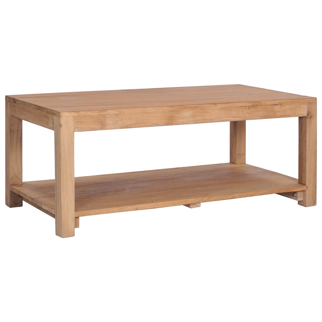 Table basse 100x50x40 cm bois de teck massif Tables basses vidaXL   