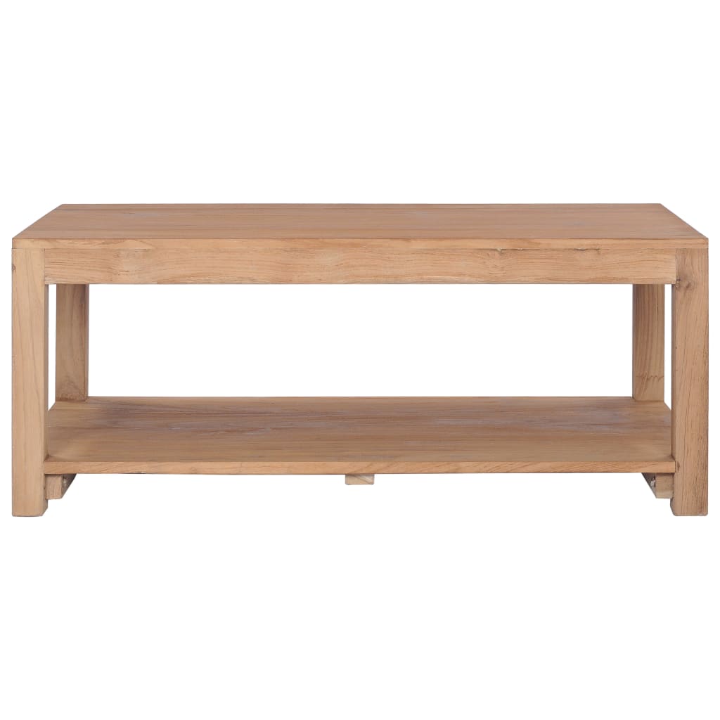 Table basse 100x50x40 cm bois de teck massif Tables basses vidaXL   