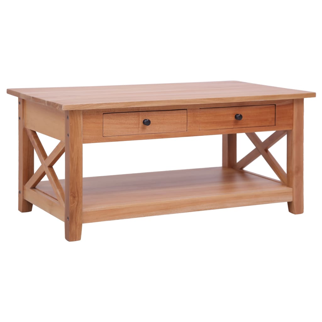 Table basse 100x55x46 cm bois d'acajou massif Tables basses vidaXL   