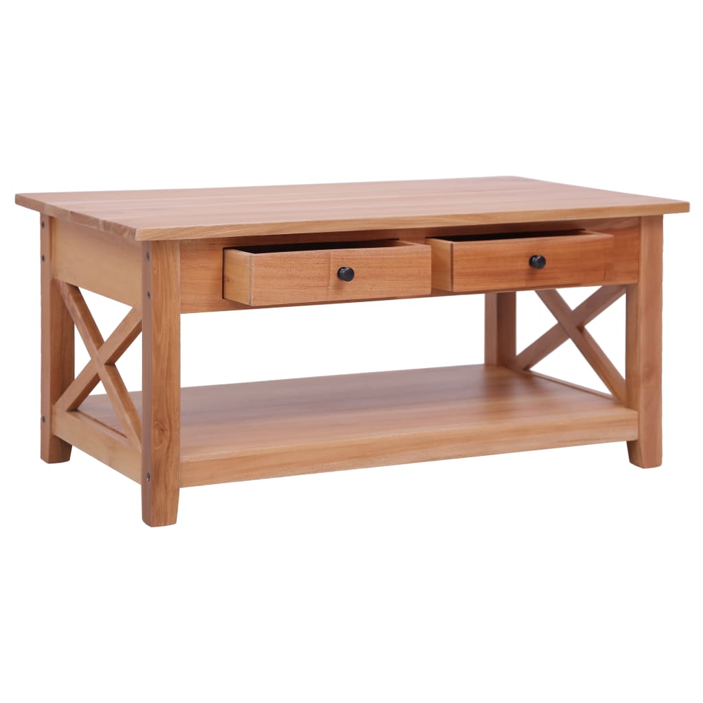 Table basse 100x55x46 cm bois d'acajou massif Tables basses vidaXL   