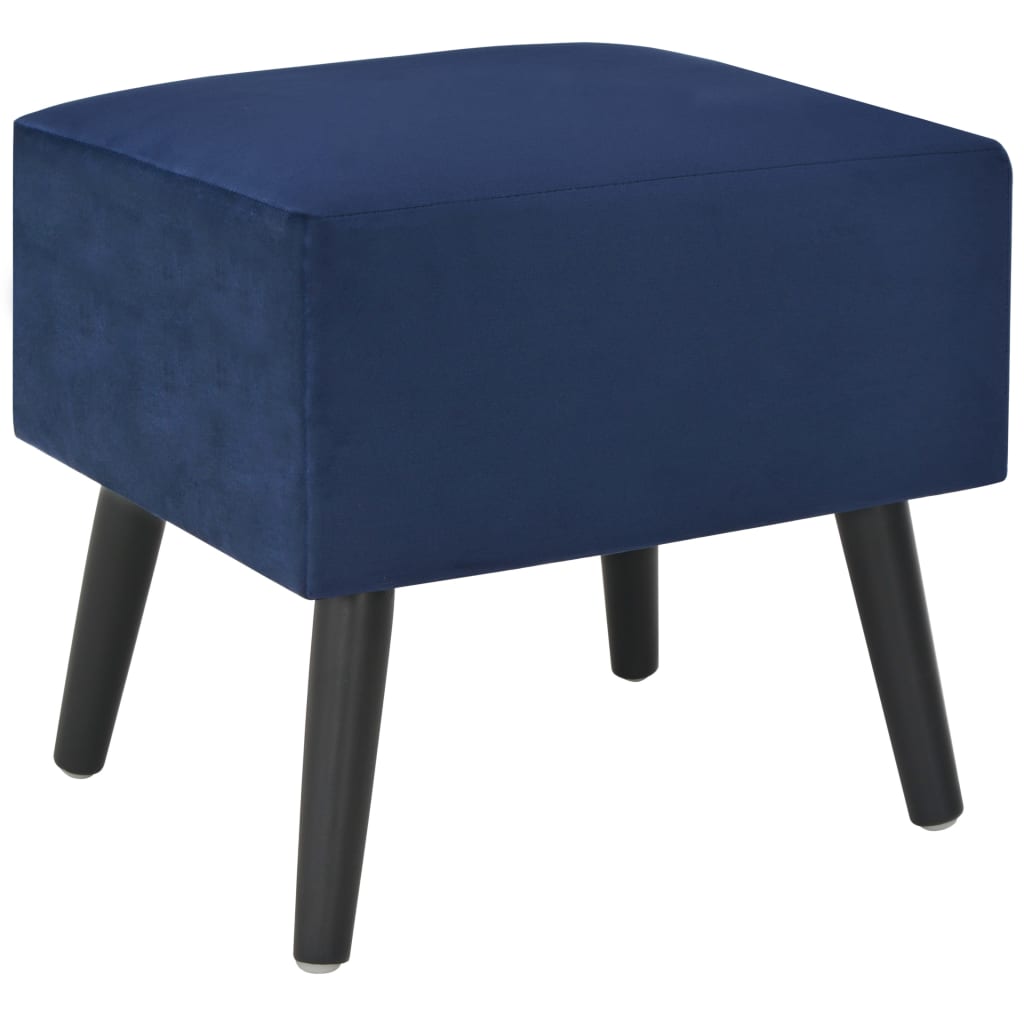 Tables de chevet 2 pcs Bleu 40x35x40 cm Velours Tables de chevet vidaXL   