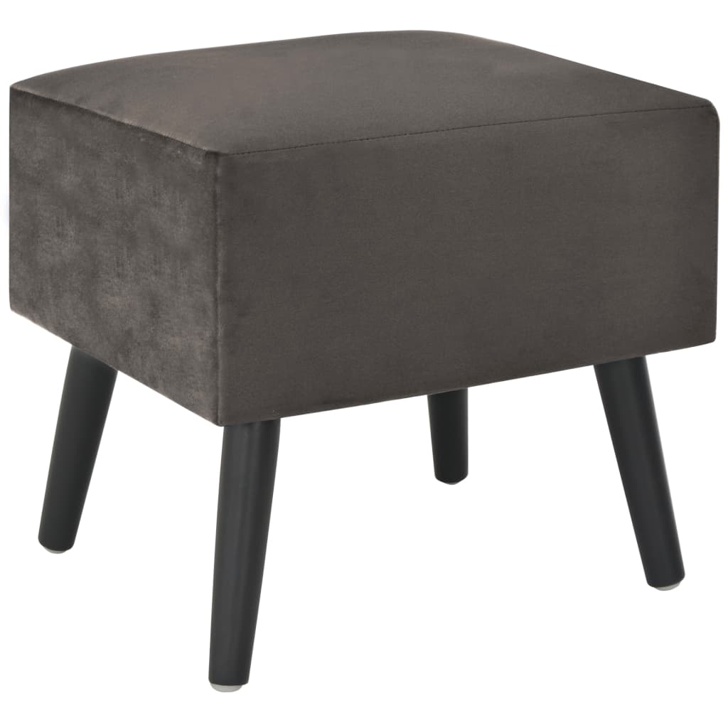 Tables de chevet 2 pcs Gris 40x35x40 cm Velours Tables de chevet vidaXL   