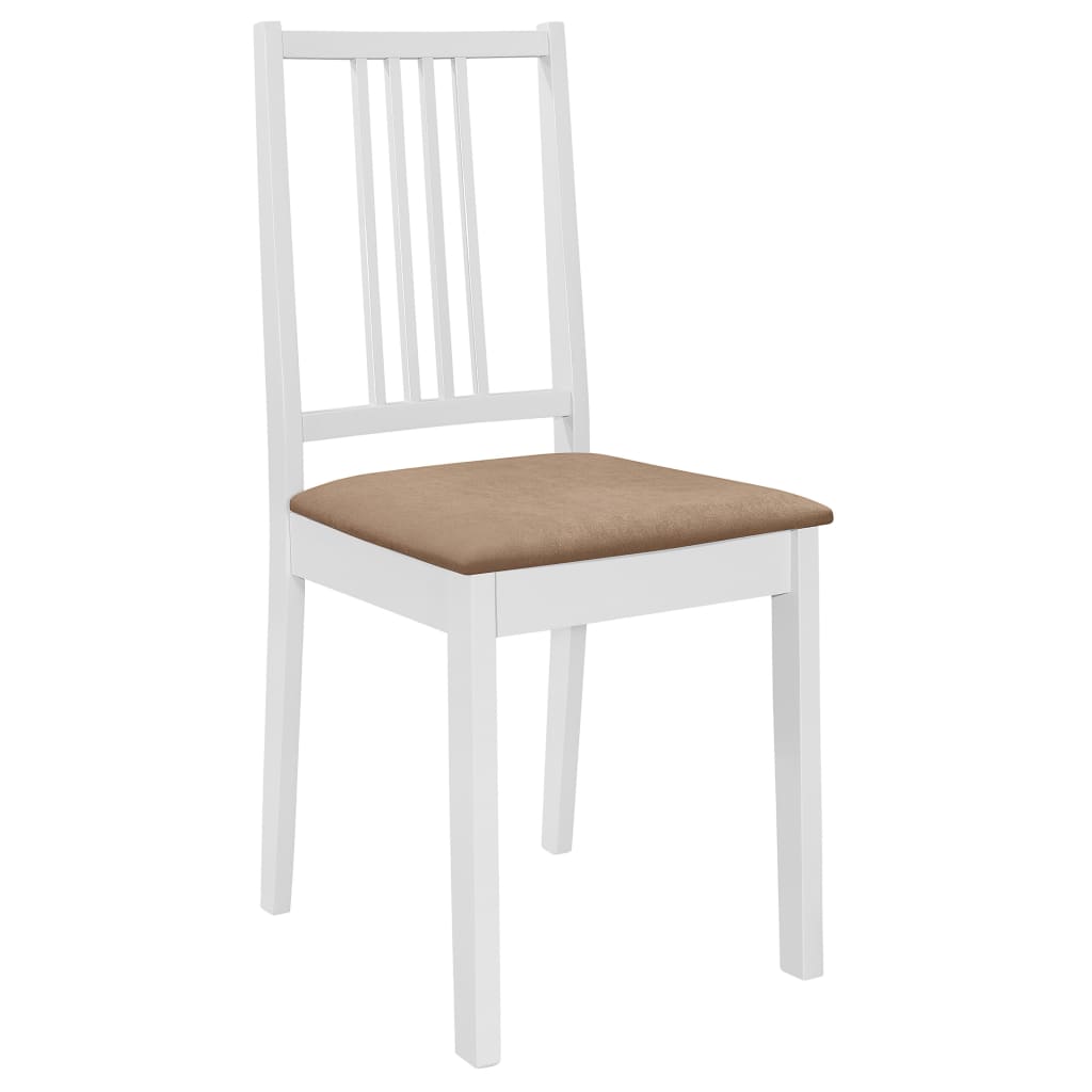 Mobilier de salle à manger 5 pcs MDF Blanc Meubles de salle à manger vidaXL   