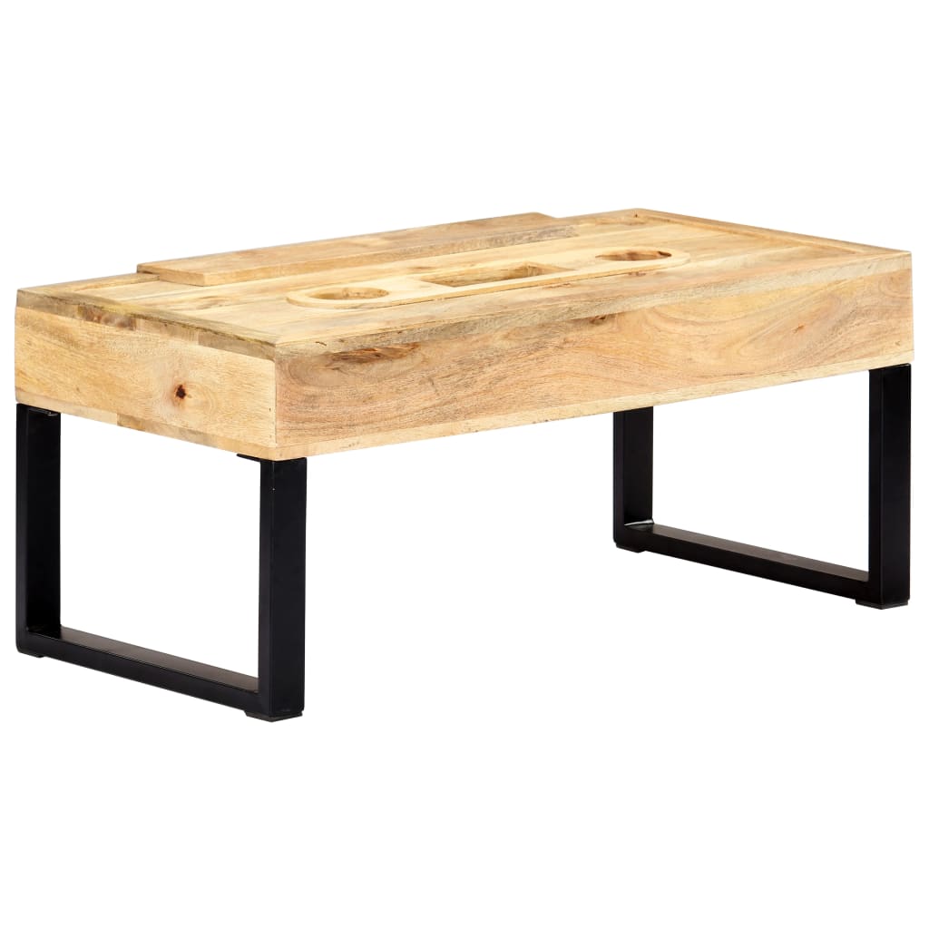 Table basse Style cassette 100x52x45 cm Bois de manguier massif Tables basses vidaXL