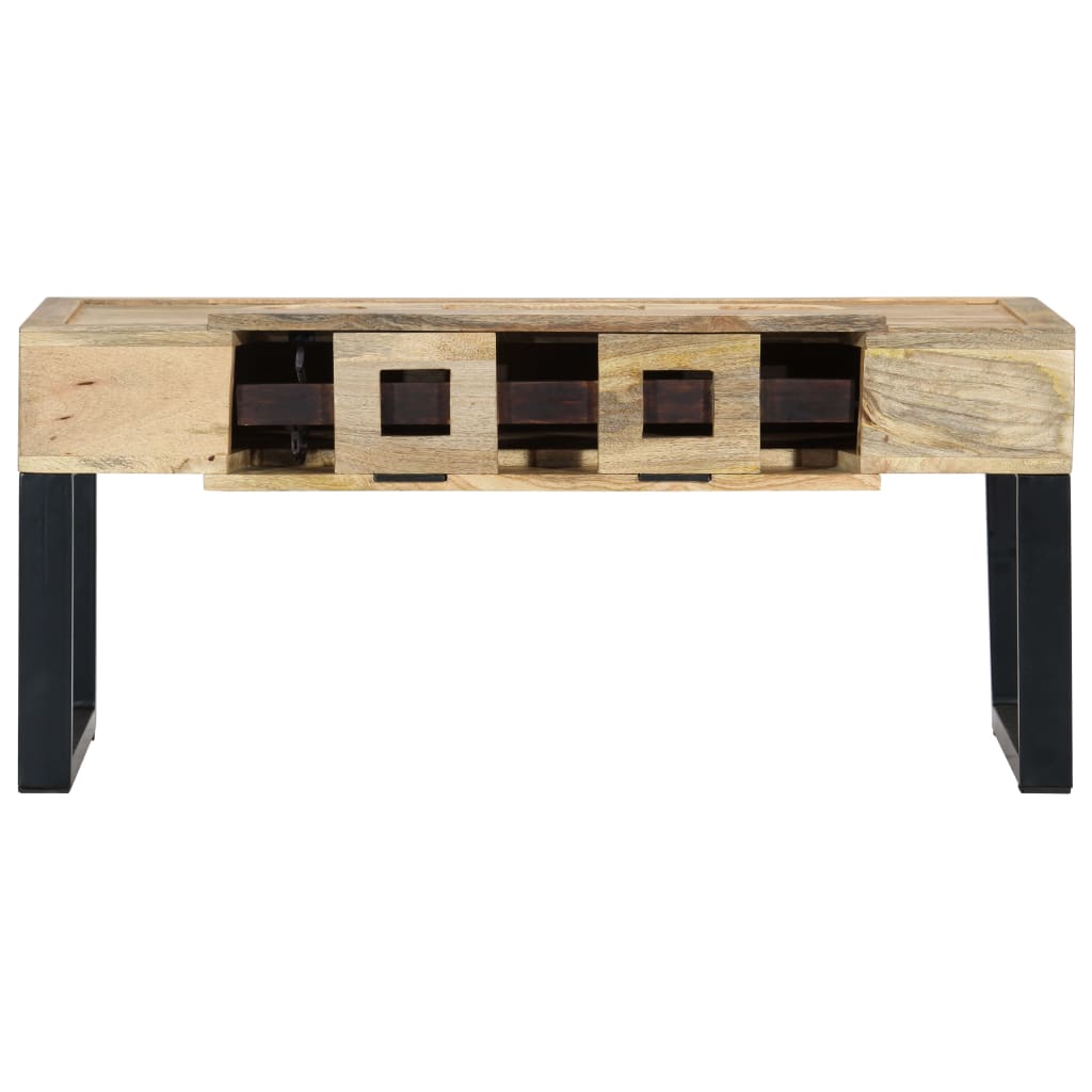 Table basse Style cassette 100x52x45 cm Bois de manguier massif Tables basses vidaXL