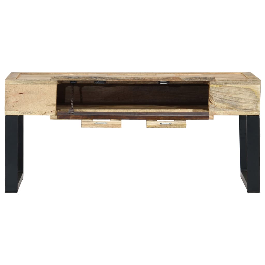 Table basse Style cassette 100x52x45 cm Bois de manguier massif Tables basses vidaXL