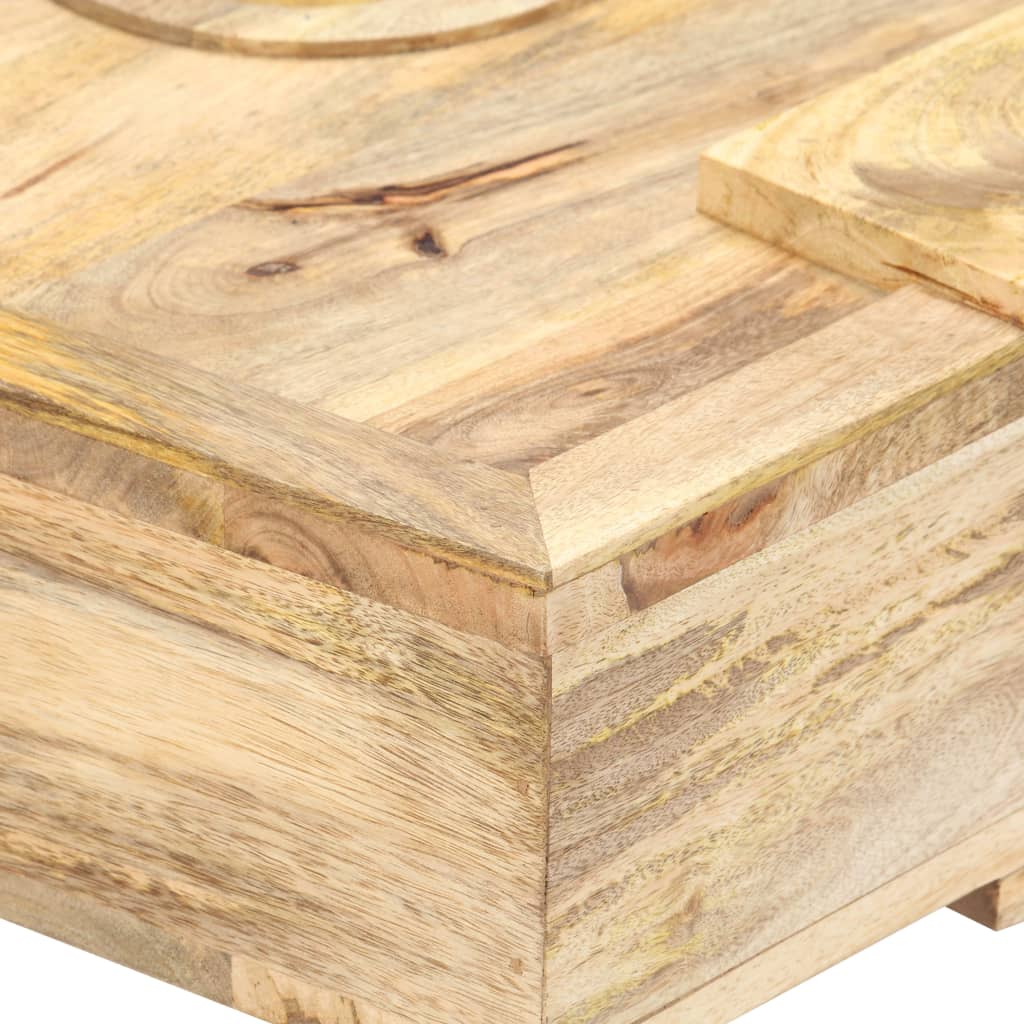 Table basse Style cassette 100x52x45 cm Bois de manguier massif Tables basses vidaXL