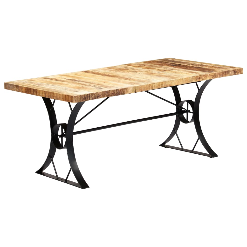 Table de salle à manger 180x90x76 cm Bois de manguier massif Tables à manger vidaXL