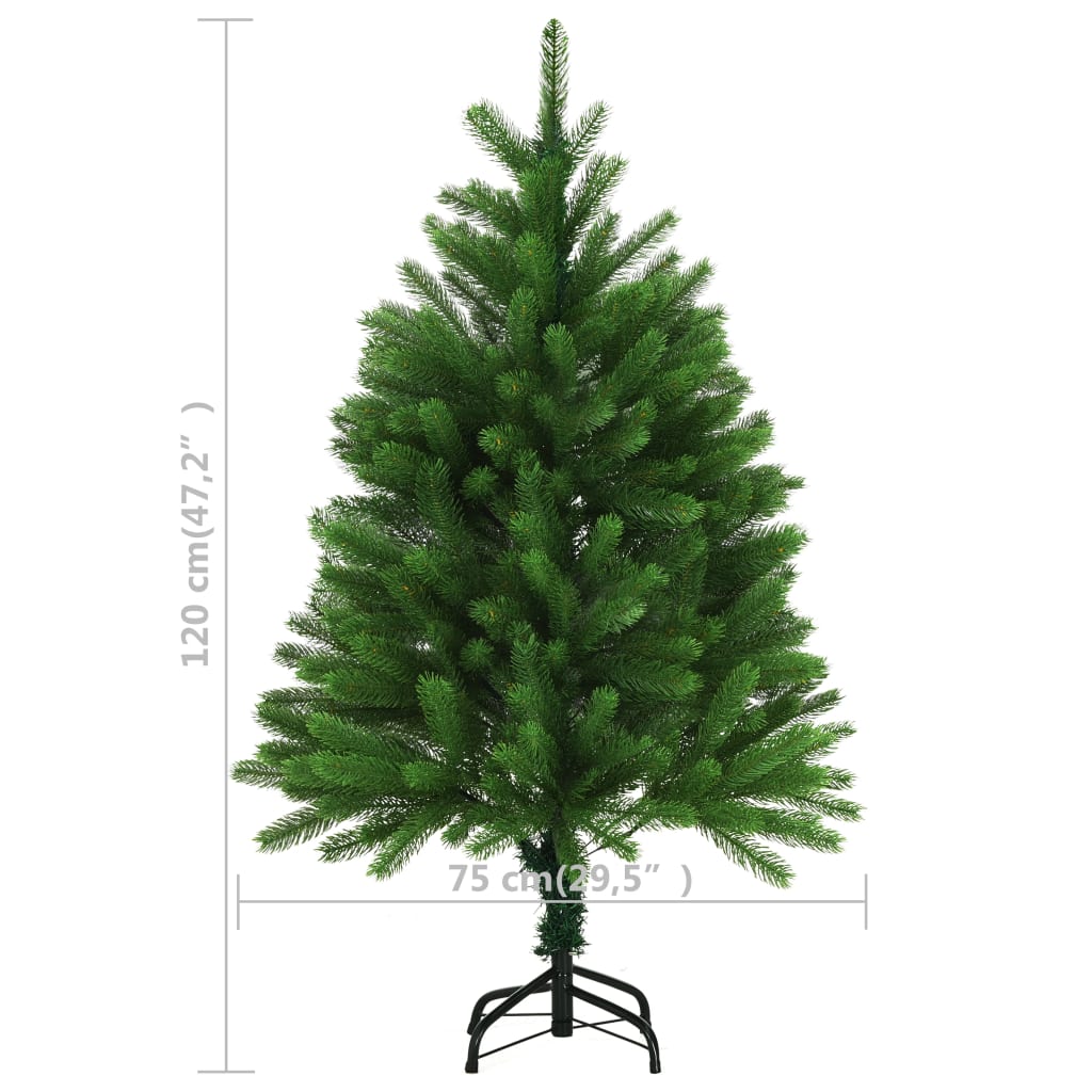 Arbre de Noël artificiel aiguilles réalistes 120 cm vert - Xios Store SNC