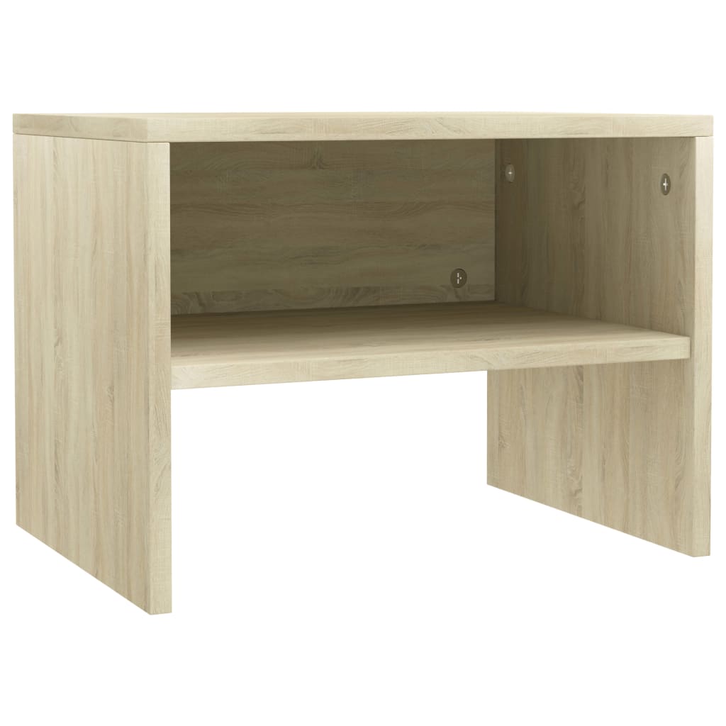 Table de chevet chêne sonoma 40x30x30 cm Bois d'ingénierie Tables de chevet vidaXL   