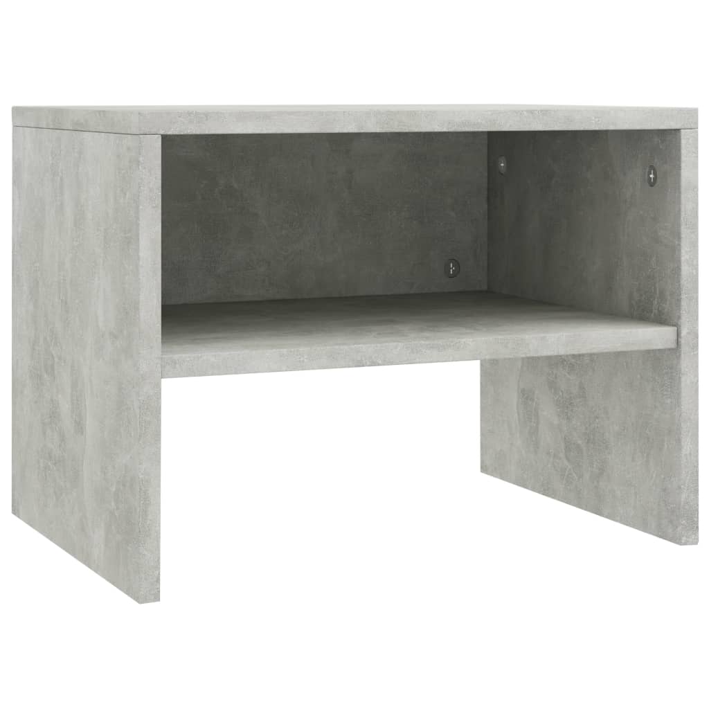 Table de chevet Gris béton 40x30x30 cm Bois ingénierie Tables de chevet vidaXL   