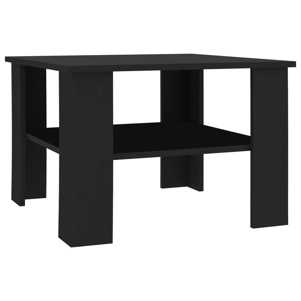 Table basse Noir 60x60x42 cm Bois d’ingénierie Tables basses vidaXL   