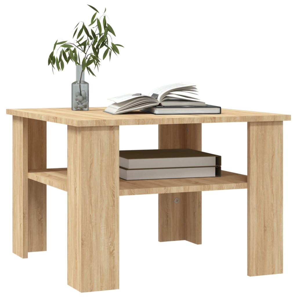 Table basse Chêne sonoma 60x60x42 cm Bois d’ingénierie Tables basses vidaXL   