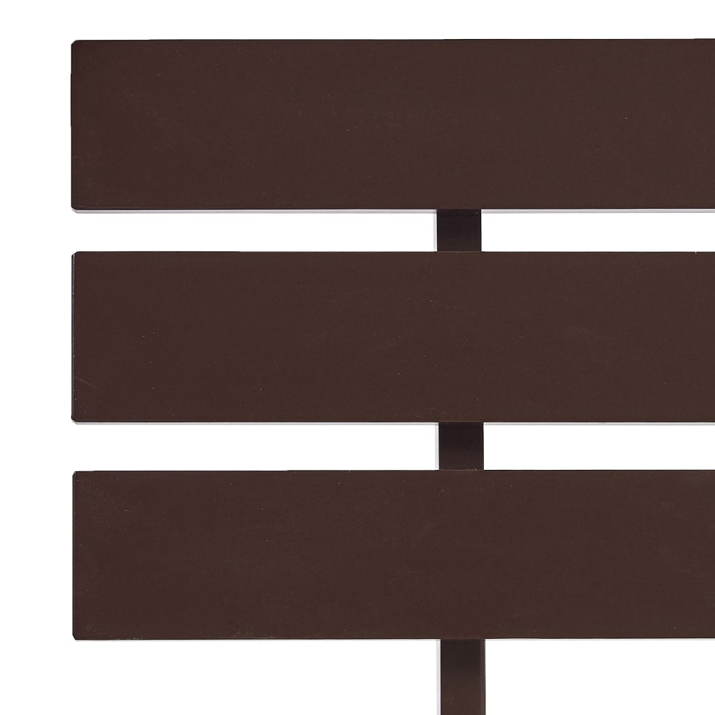 Cadre de lit Marron foncé Bois de pin massif 100 x 200 cm Lits & cadres de lit vidaXL   