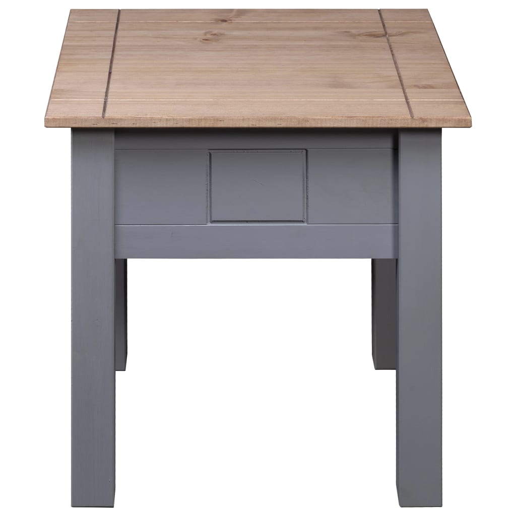 Table de chevet Gris 50,5x50,5x52,5 cm Pin Gamme Panama Tables de chevet vidaXL