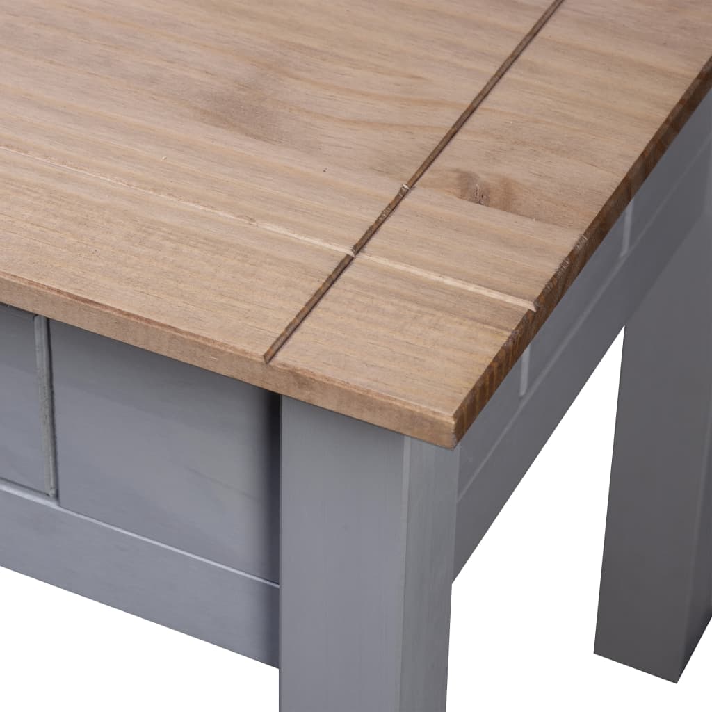 Table de chevet Gris 50,5x50,5x52,5 cm Pin Gamme Panama Tables de chevet vidaXL