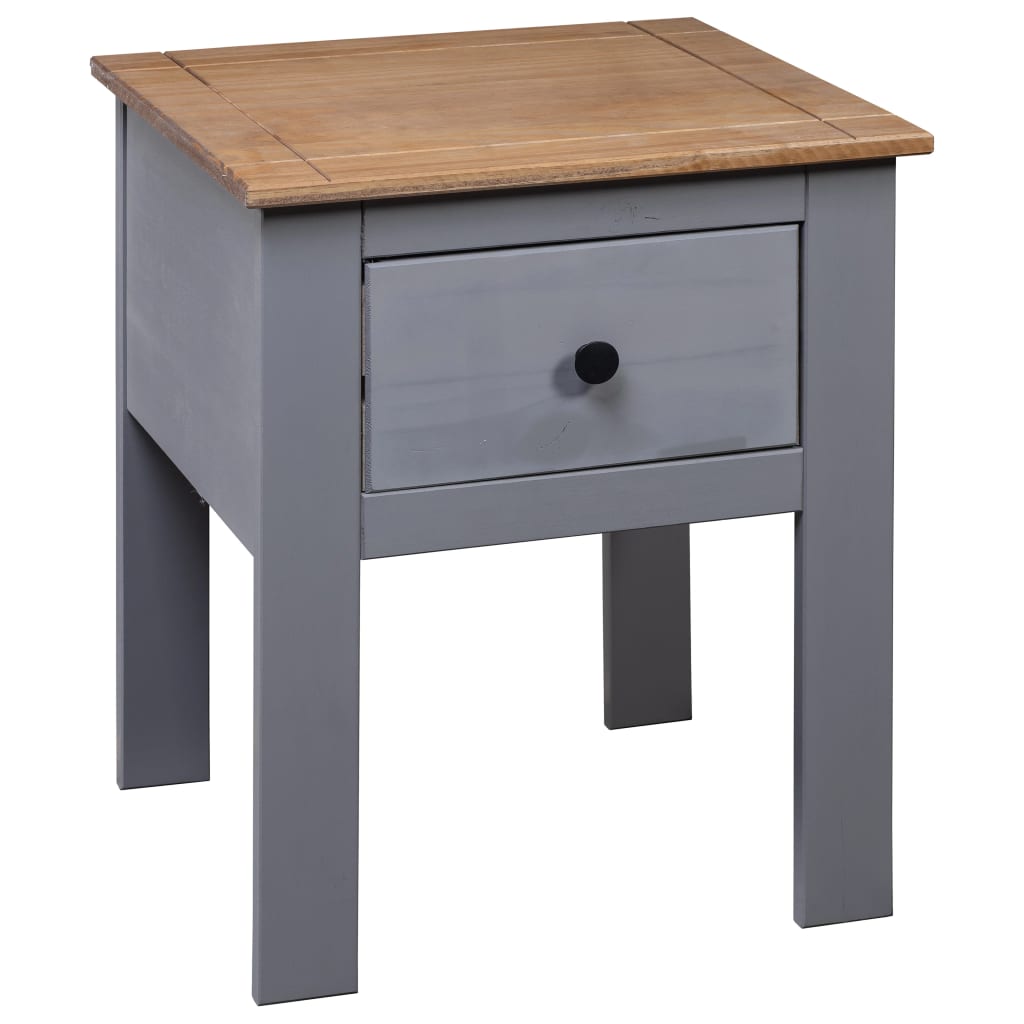 Table de chevet Gris 46x40x57 cm Pin Gamme Panama Tables de chevet vidaXL   