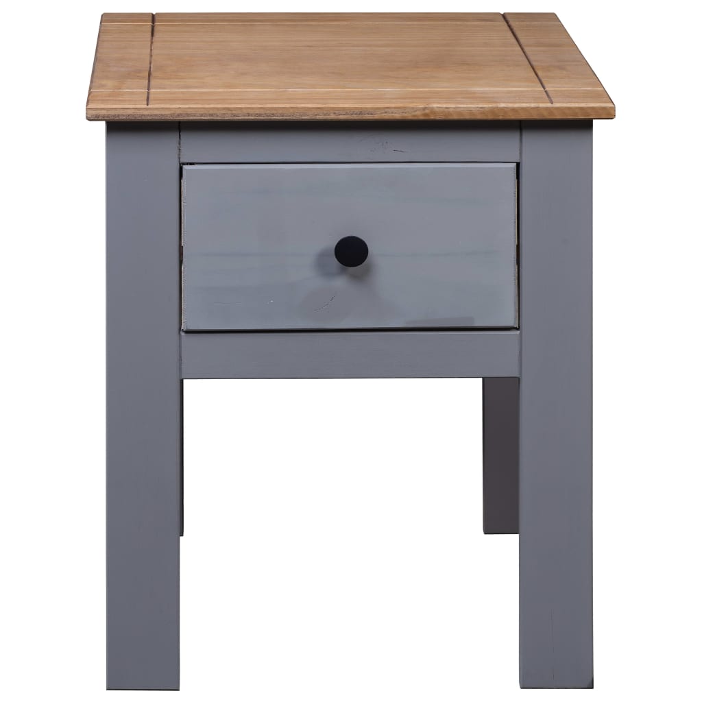 Table de chevet Gris 46x40x57 cm Pin Gamme Panama Tables de chevet vidaXL   