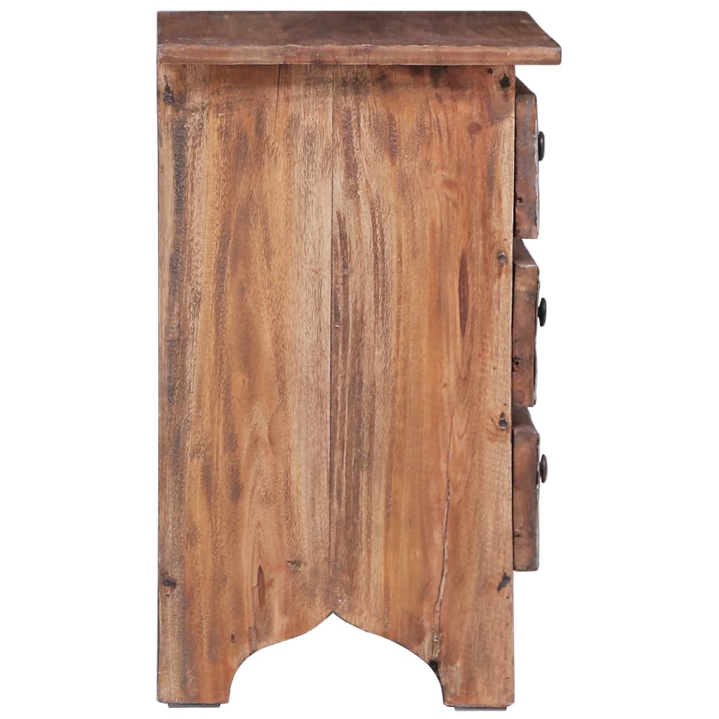 Table de chevet 30x30x51 cm bois d'acajou massif Tables de chevet vidaXL