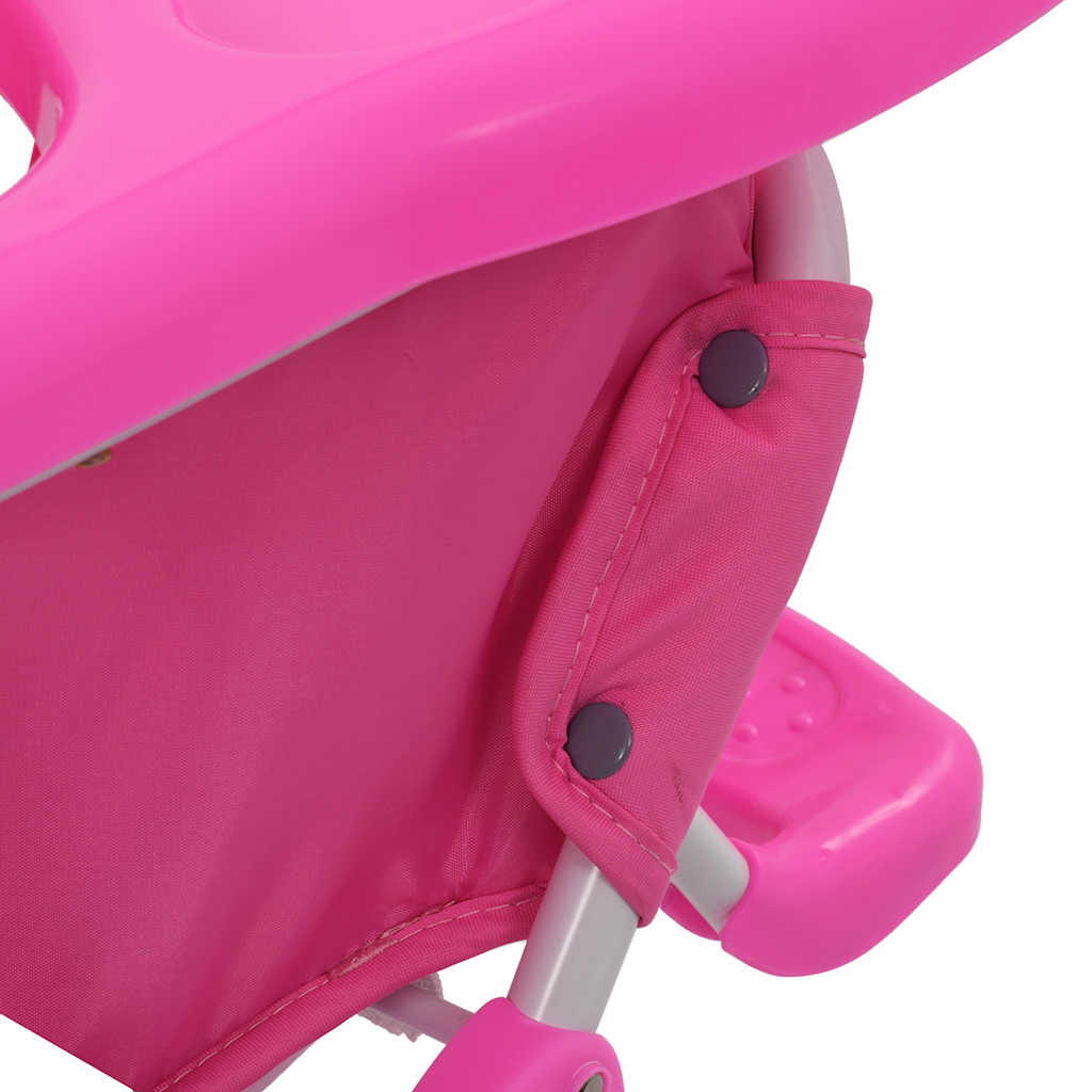 Chaise haute pour bébé Rose et blanc Chaises pour enfants vidaXL