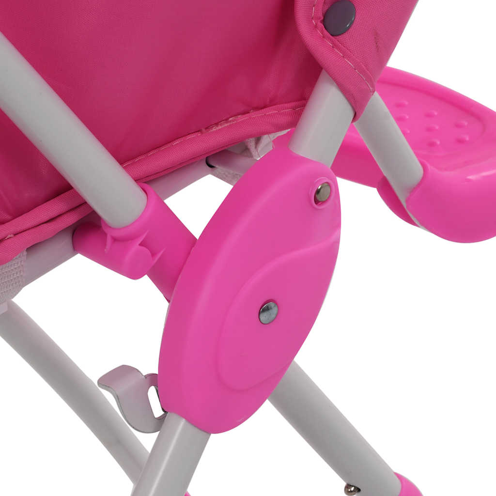 Chaise haute pour bébé Rose et blanc Chaises pour enfants vidaXL