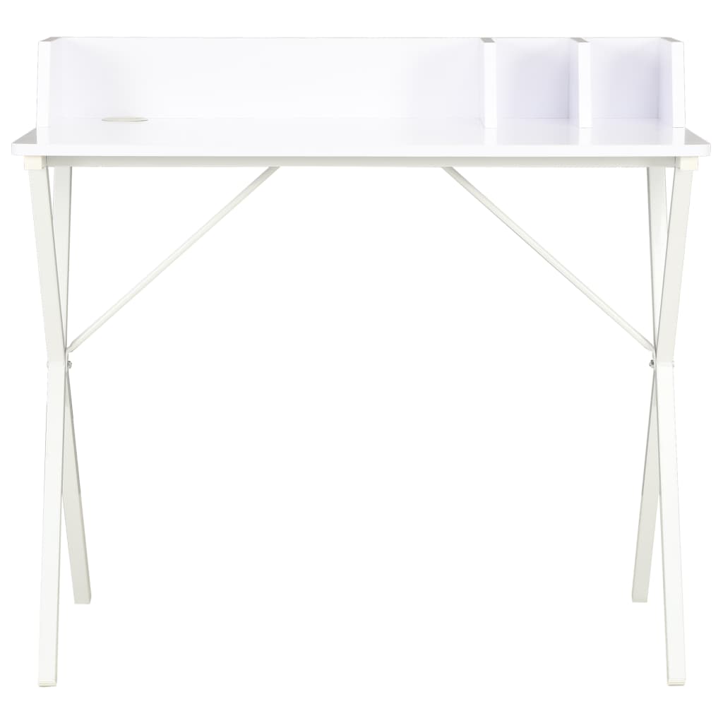 Bureau Blanc 80x50x84 cm Bureaux vidaXL   