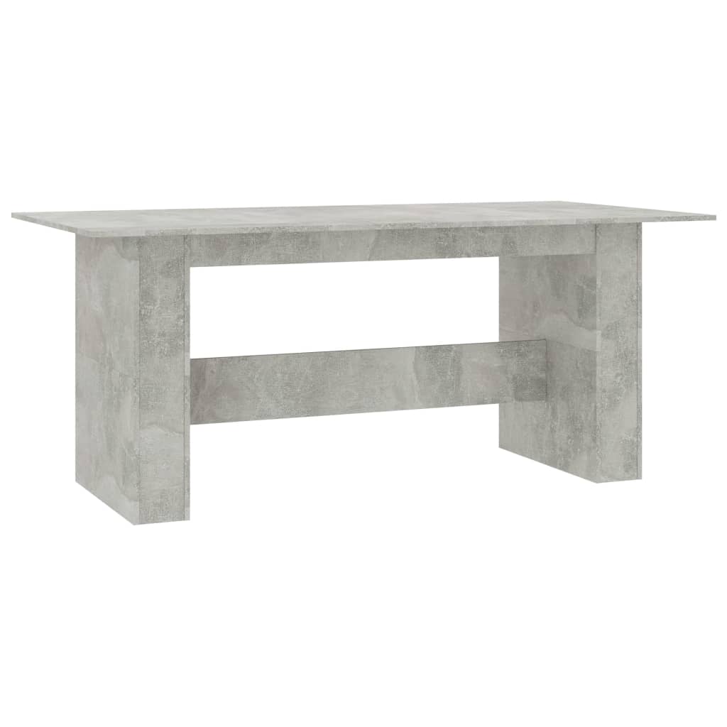 Table à manger Gris béton 180x90x76 cm Bois d’ingénierie Tables à manger vidaXL   