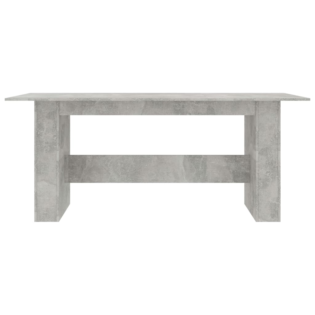 Table à manger Gris béton 180x90x76 cm Bois d’ingénierie Tables à manger vidaXL   